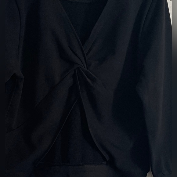 Hudson Knotted Cutout Back Sweatshirt | NWT | Large - Picture 11 of 11